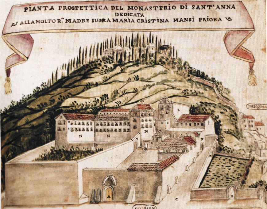 Raffigurazione di S. Anna del 1714